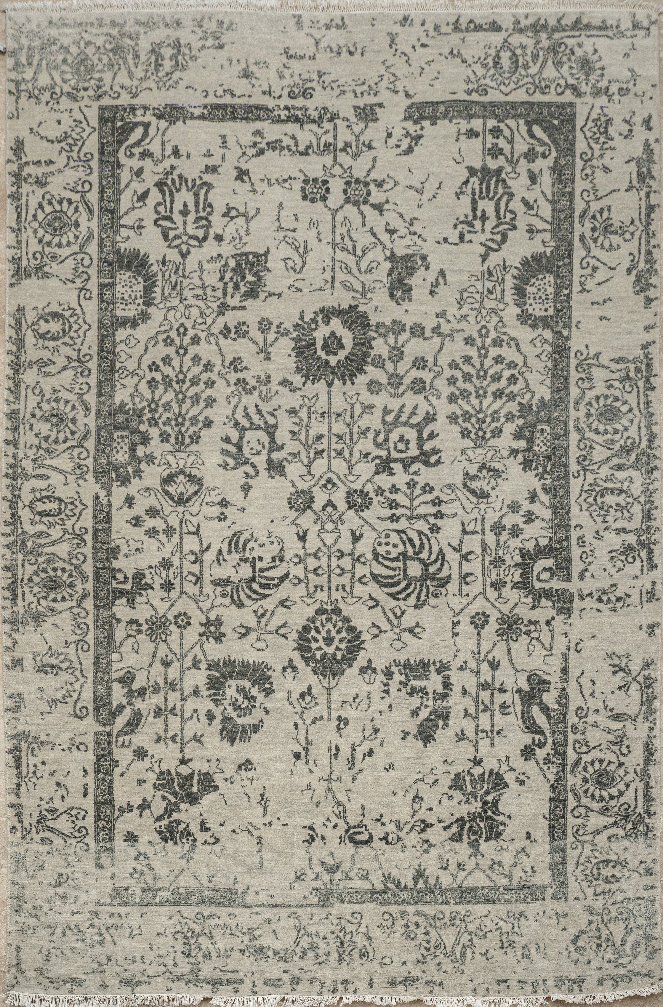 Handknotted Modern Carpet, DIA- 2141 VASE 3